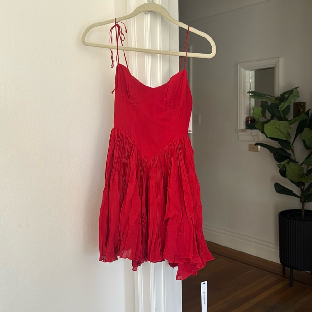 Reformation Ezlynn Dress NEW size 0 in Sangre